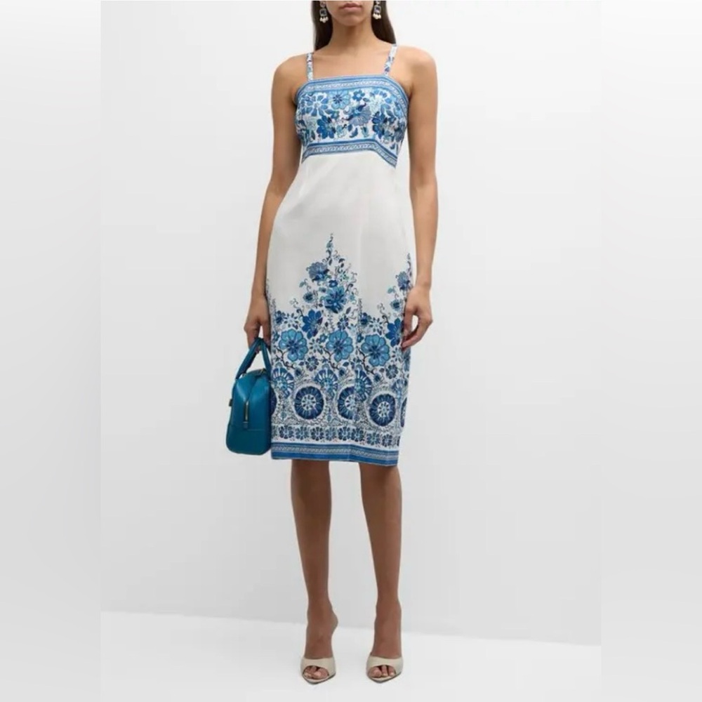 NEW Elie Tahari The Annalise Casacade Garden Dress Size 12 NWT